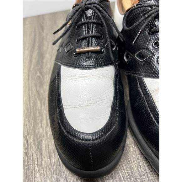 Balenciaga Golf Shoes Logo Sz 23.5EEE US 7 90s VTG RARE Made in Japan - Picture 10 of 14